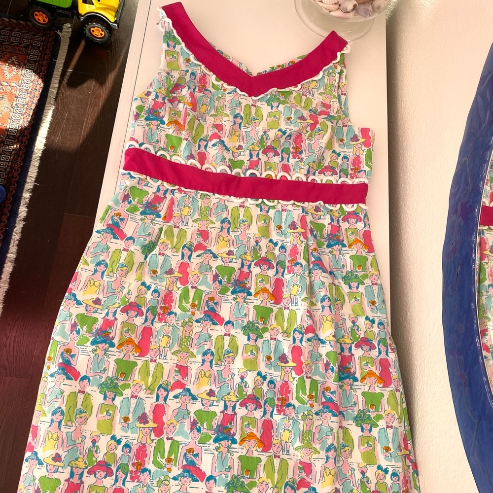 Lilly Pulitzer Del Mar Dress Giddy Up size 8